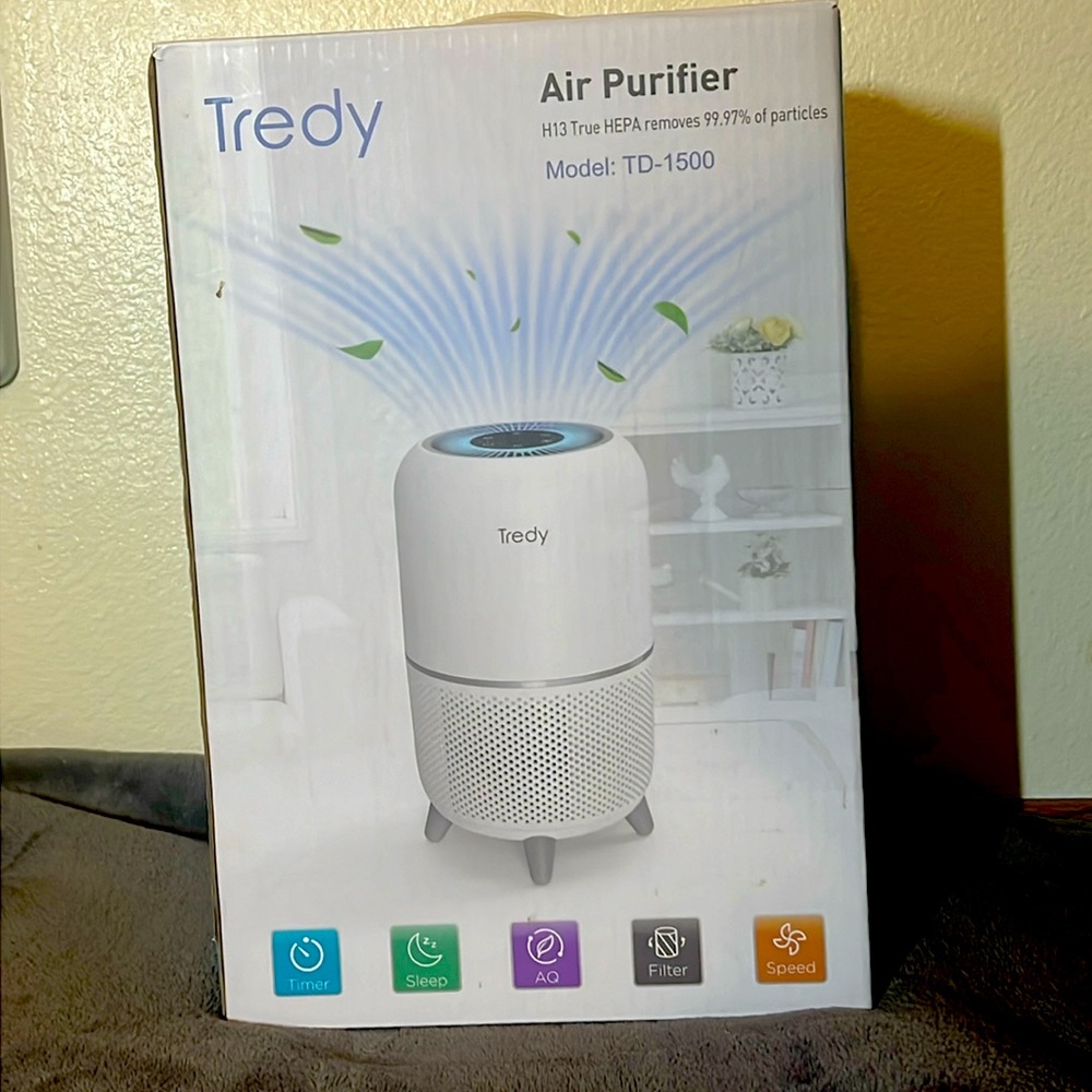Smart Air Purifier with Air Quality Sensor